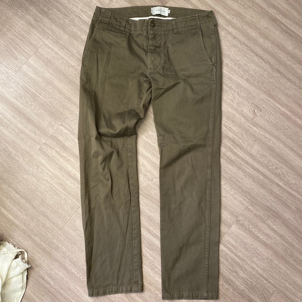 Wings + Horns Westpoint Chinos Green